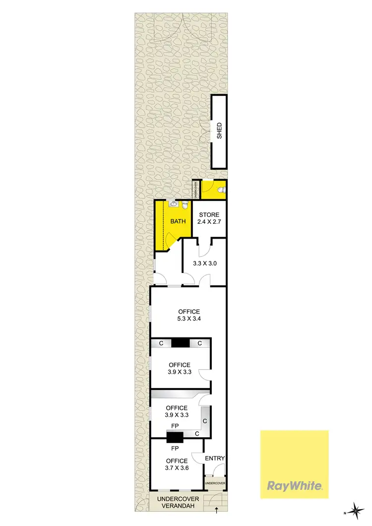 Floorplan of Homely house listing, 111 Yarra Street, Geelong VIC 3220