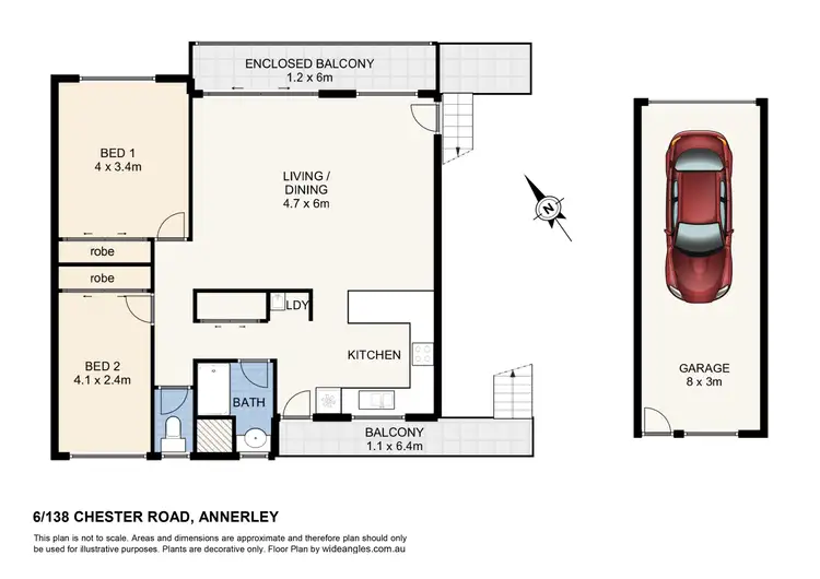 Floorplan of Homely unit listing, 6/138 Chester Road, Annerley QLD 4103