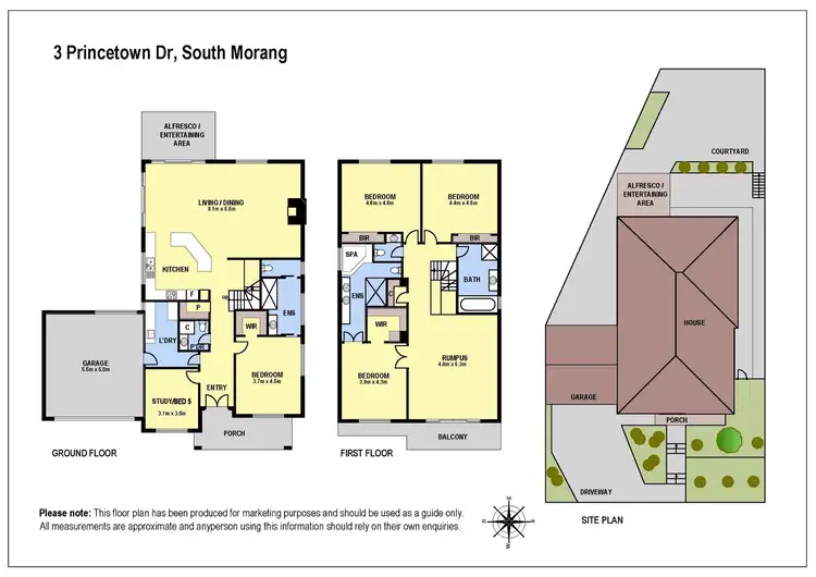 Floorplan of Homely house listing, 3 Princetown Drive, South Morang VIC 3752