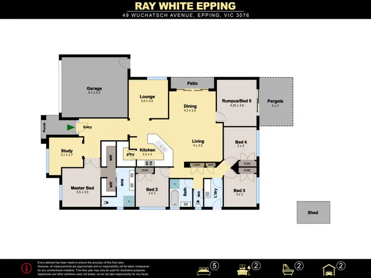 Floorplan of Homely house listing, 49 Wuchatsch Avenue, Epping VIC 3076