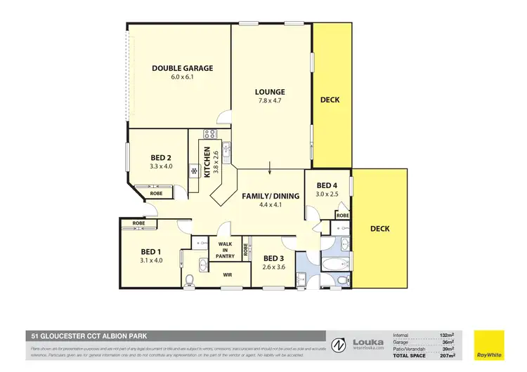 Floorplan of Homely house listing, 51 Gloucester Circuit, Albion Park NSW 2527