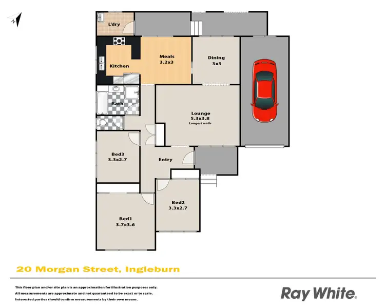 Floorplan of Homely house listing, 20 Morgan Street, Ingleburn NSW 2565