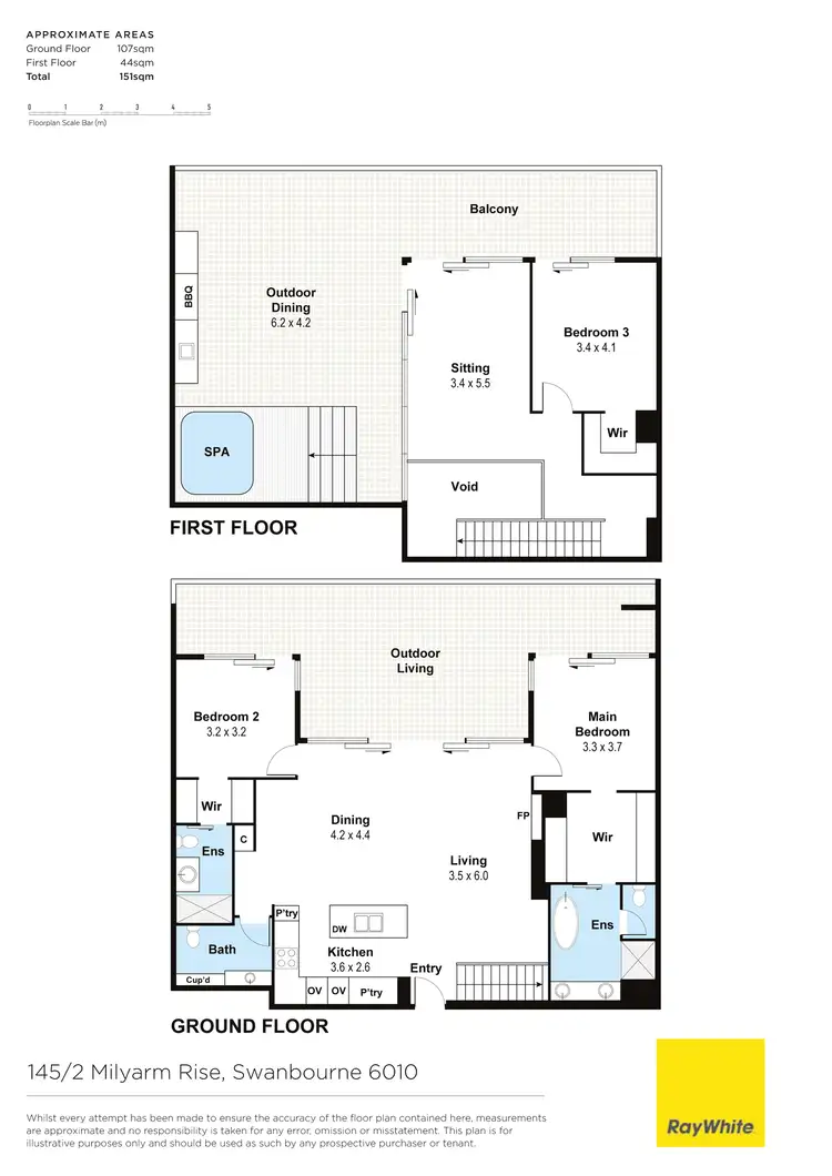 Floorplan of Homely apartment listing, 145/2 Milyarm Rise, Swanbourne WA 6010