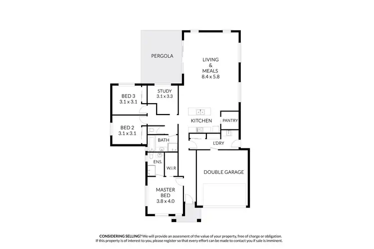 Floorplan of Homely house listing, 3/25 Higgins Court, Bacchus Marsh VIC 3340