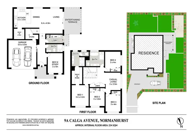 Floorplan of Homely house listing, 9A Calga Avenue, Normanhurst NSW 2076