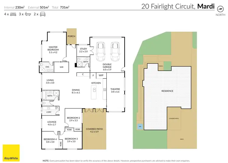 Floorplan of Homely house listing, 20 Fairlight Circuit, Mardi NSW 2259