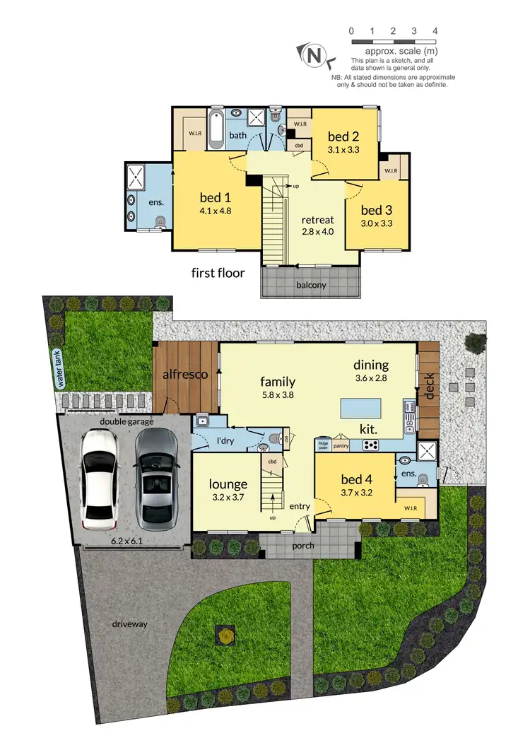 Floorplan of Homely house listing, 45A Albany Drive, Mulgrave VIC 3170