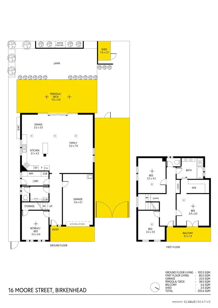 Floorplan of Homely house listing, 16 Moore Street, Birkenhead SA 5015