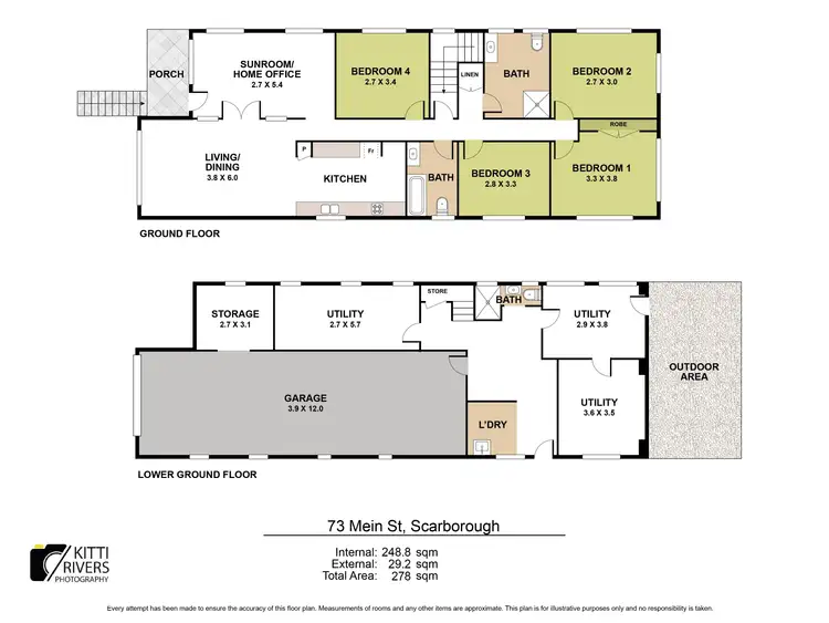 Floorplan of Homely house listing, 73 Mein Street, Scarborough QLD 4020