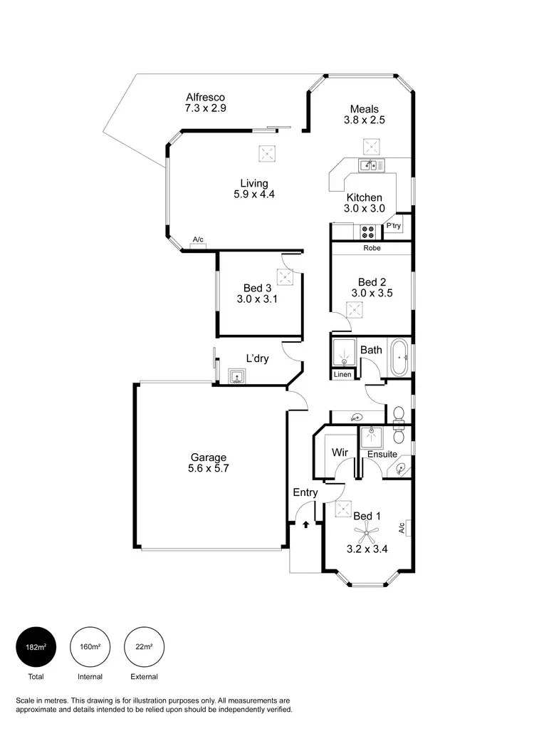 Floorplan of Homely house listing, 2 Close Street, Birkenhead SA 5015