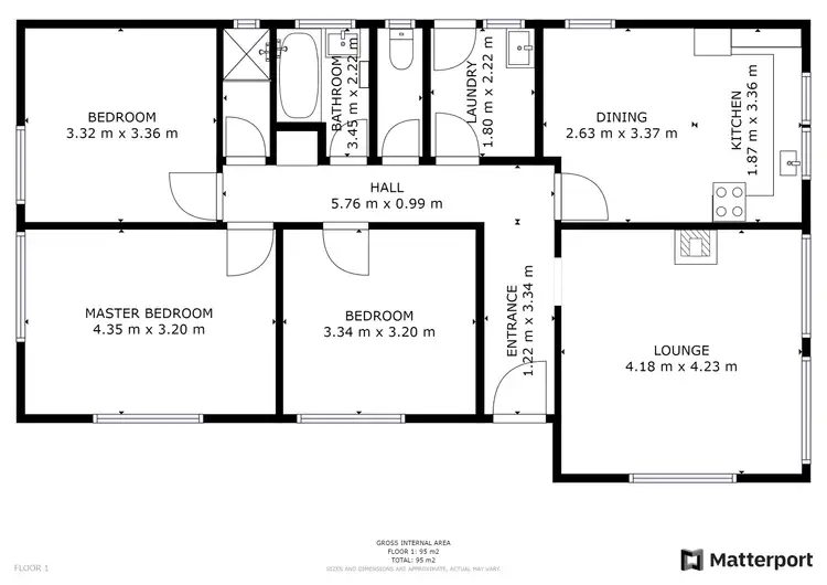 Floorplan of Homely house listing, 9 Pascoe Street, Swan Hill VIC 3585