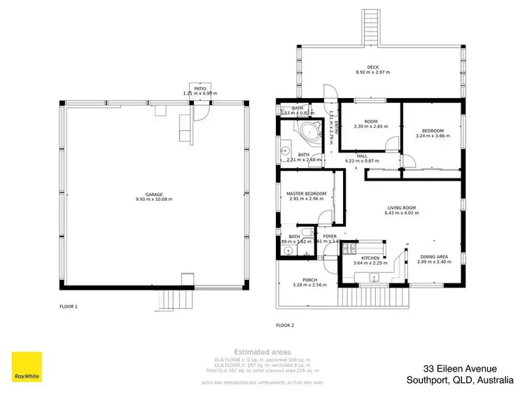 Floorplan of Homely house listing, 33 Eileen Avenue, Southport QLD 4215