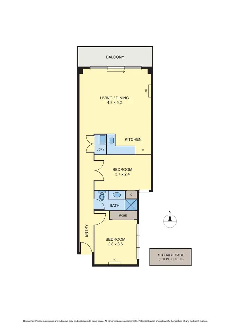 Floorplan of Homely apartment listing, 4/95 Gaffney Street, Coburg VIC 3058