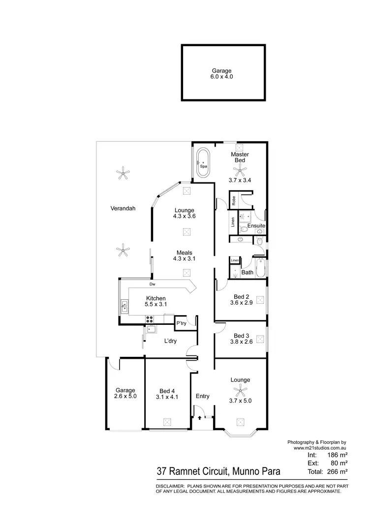 Floorplan of Homely house listing, 37 Ramnet Circuit, Munno Para SA 5115