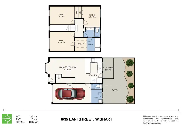 Floorplan of Homely townhouse listing, 6/35 Lani Street, Wishart QLD 4122