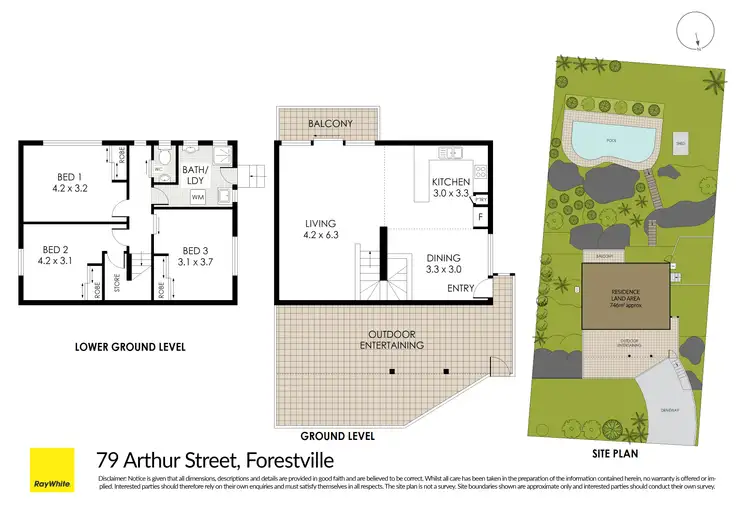 Floorplan of Homely house listing, 79 Arthur Street, Forestville NSW 2087