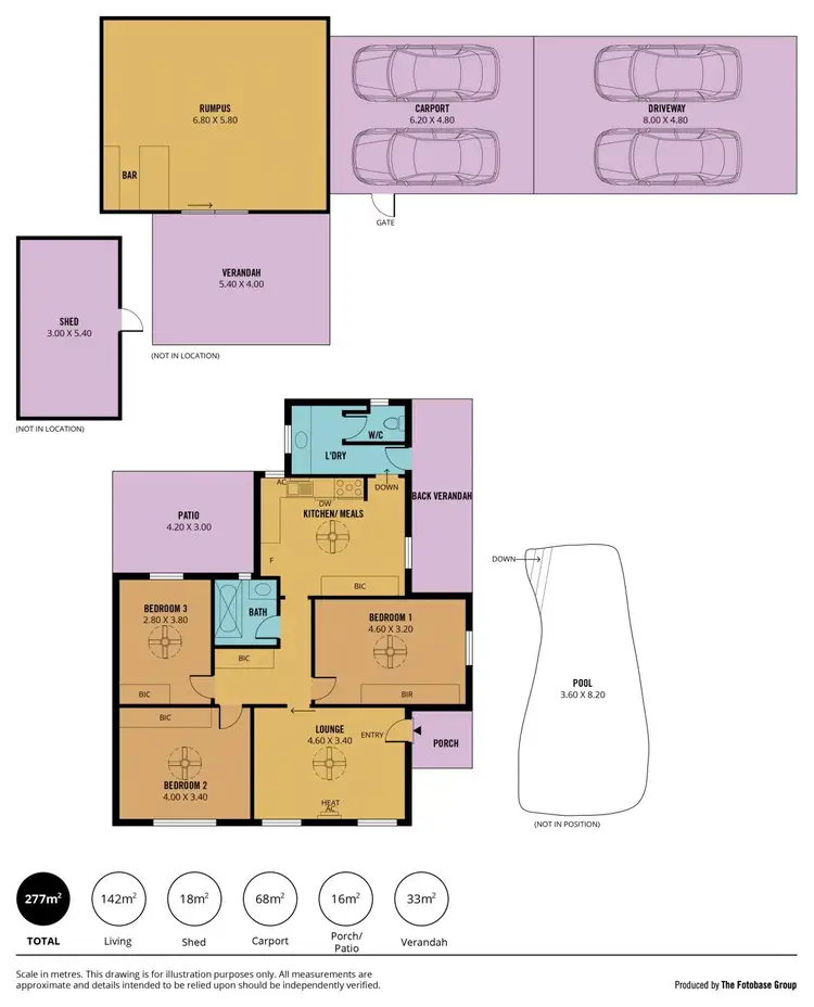 Floorplan of Homely house listing, 39 Goodman Avenue, Kilburn SA 5084