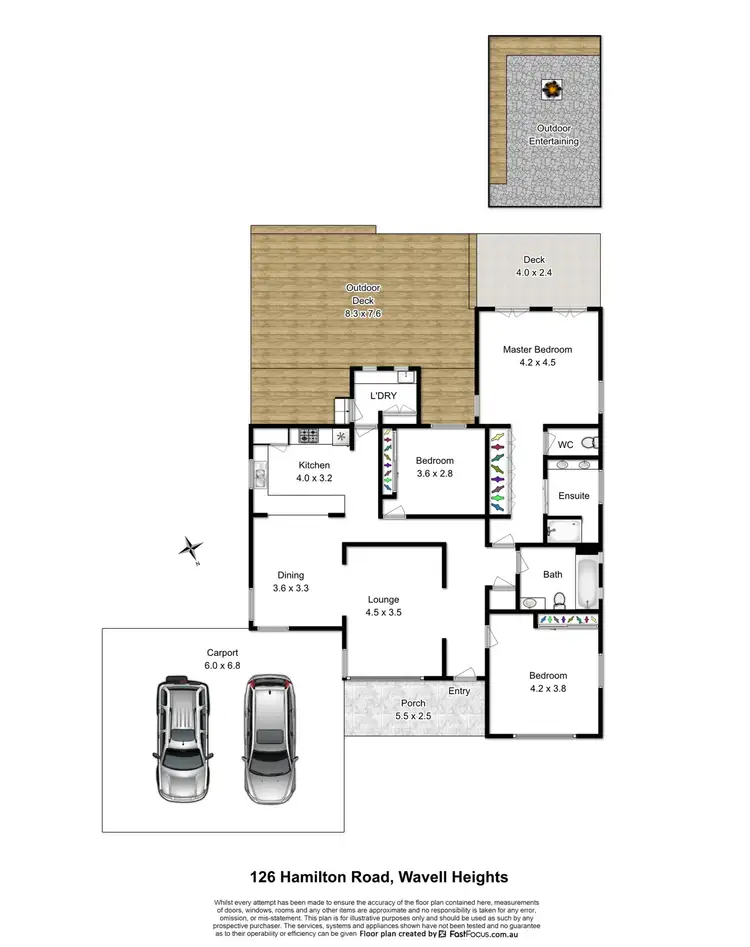 Floorplan of Homely house listing, 126 Hamilton Road, Wavell Heights QLD 4012