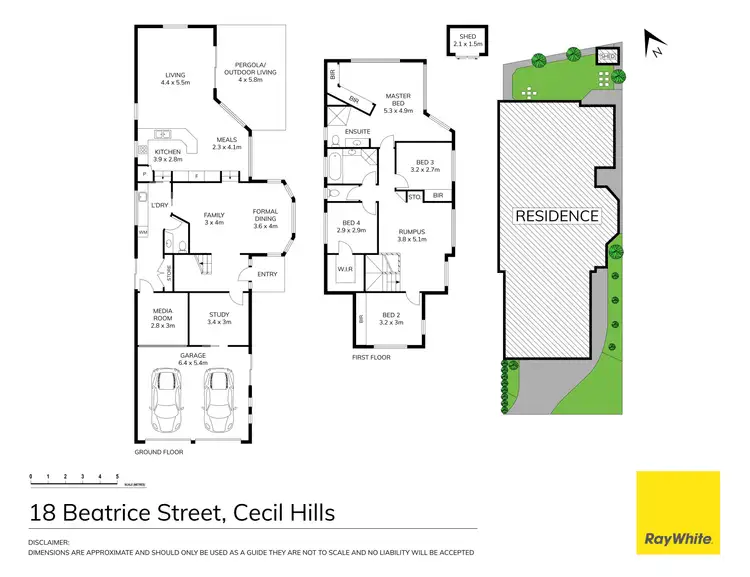 Floorplan of Homely house listing, 18 Beatrice Street, Cecil Hills NSW 2171