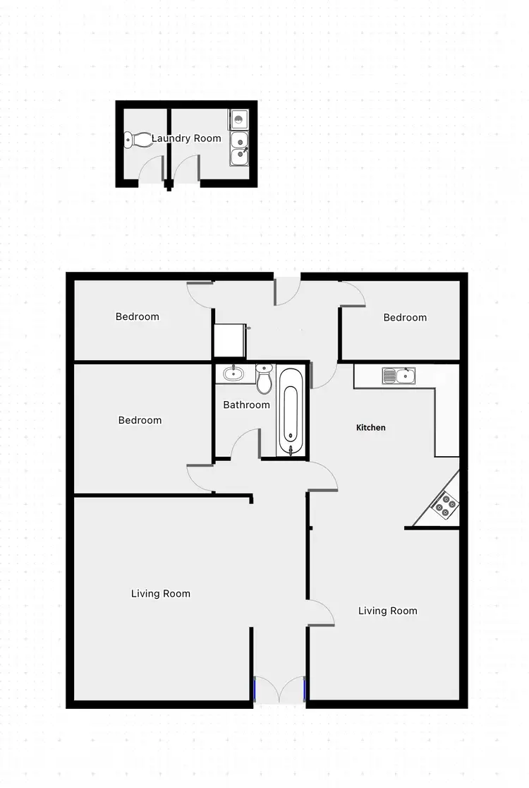 Floorplan of Homely house listing, 68-70 Eighth Street, Mildura VIC 3500