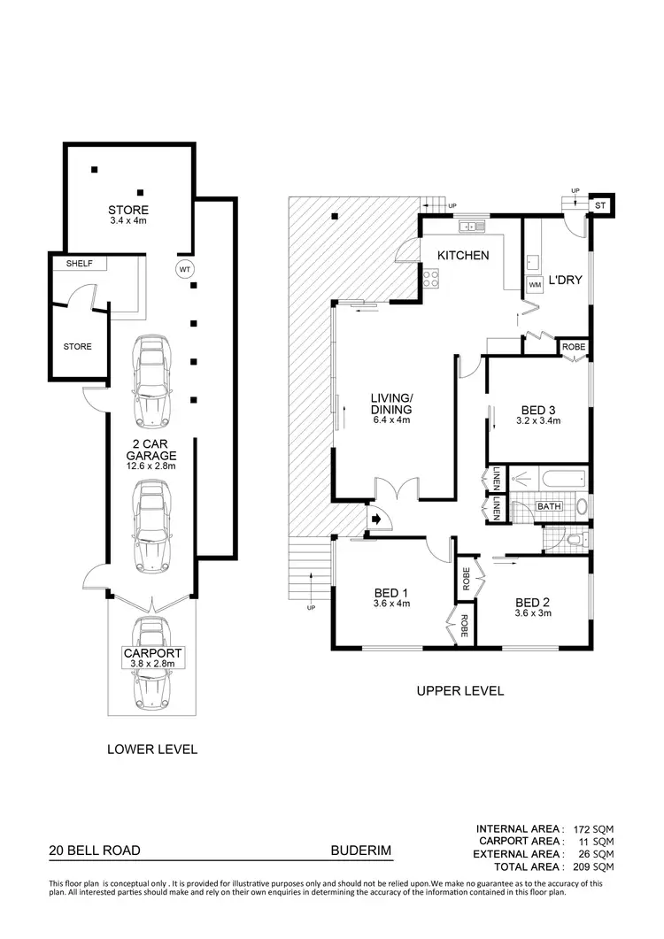 Floorplan of Homely house listing, 20 Bell Road, Buderim QLD 4556