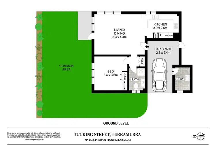 Floorplan of Homely apartment listing, 27/2 King Street, Turramurra NSW 2074