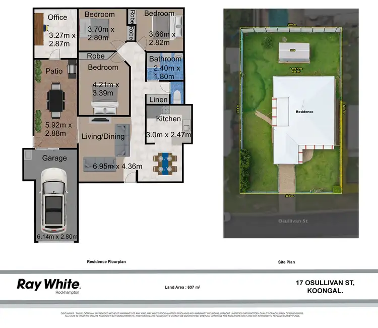 Floorplan of Homely house listing, 17 O'Sullivan Street, Koongal QLD 4701