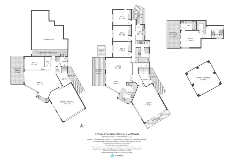 Floorplan of Homely house listing, 5 Poona Court, Albany Creek QLD 4035