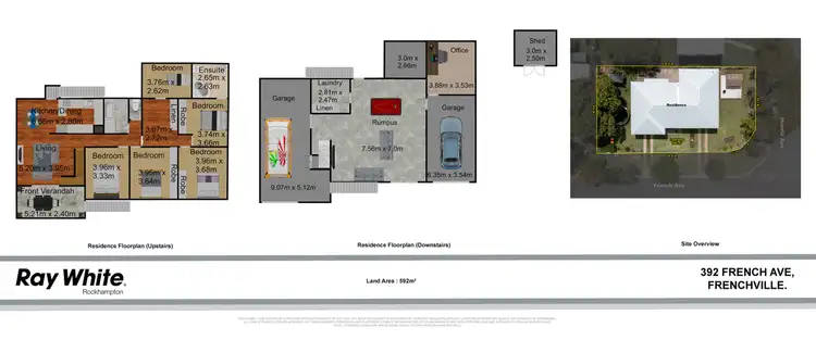 Floorplan of Homely house listing, 392 French Avenue, Frenchville QLD 4701