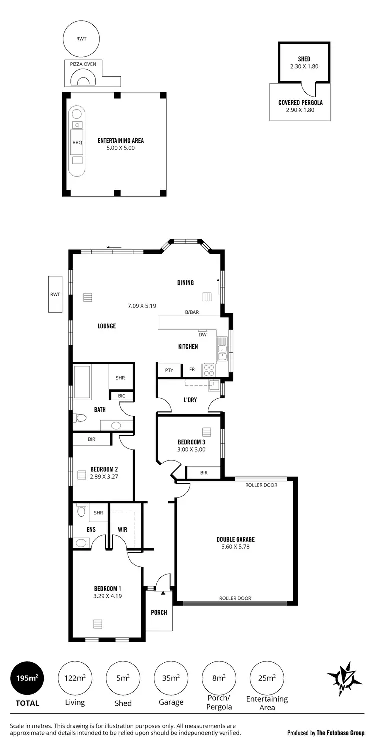 Floorplan of Homely house listing, 9 Kent Street, Mansfield Park SA 5012