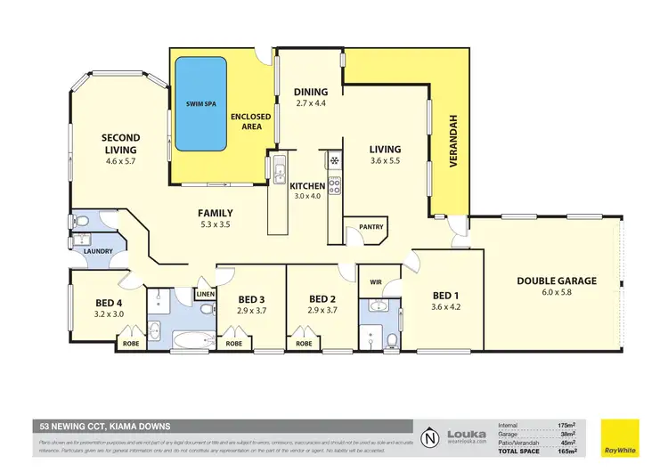 Floorplan of Homely house listing, 53 Newing Circuit, Kiama Downs NSW 2533