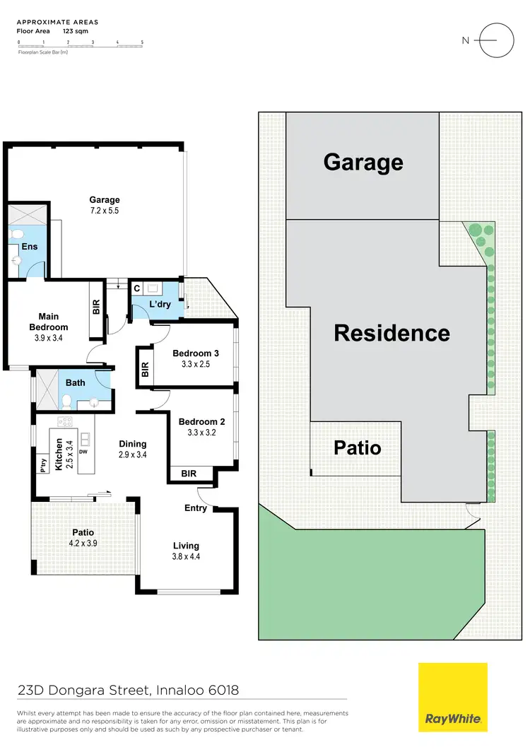 Floorplan of Homely house listing, 23D Dongara Street, Innaloo WA 6018