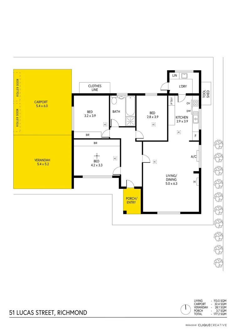 Floorplan of Homely house listing, 51 Lucas Street, Richmond SA 5033