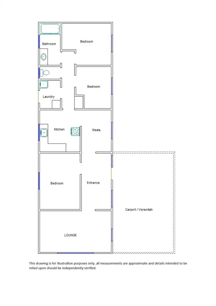 Floorplan of Homely house listing, 114 Ramsay Terrace, Bordertown SA 5268