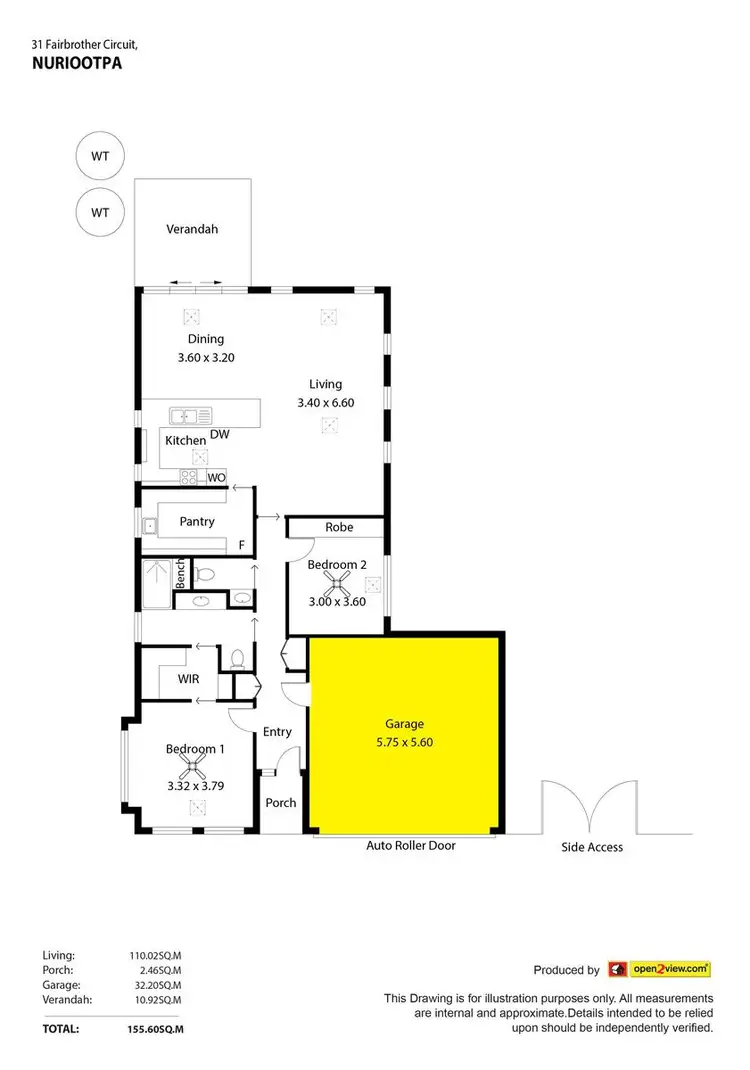 Floorplan of Homely house listing, 31 Fairbrother Circuit, Nuriootpa SA 5355
