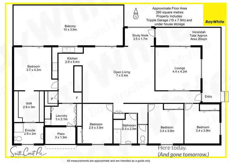 Floorplan of Homely house listing, 195 River Street, Moruya NSW 2537