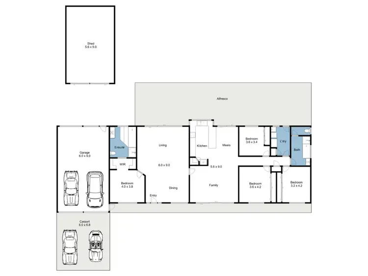 Floorplan of Homely house listing, 145-147 Cowan Street, Benalla VIC 3672
