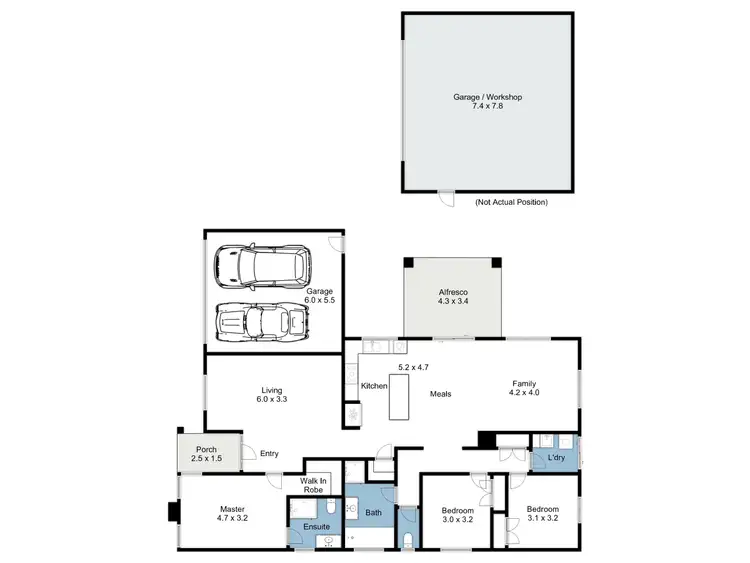 Floorplan of Homely house listing, 106 Thomas Street, Benalla VIC 3672
