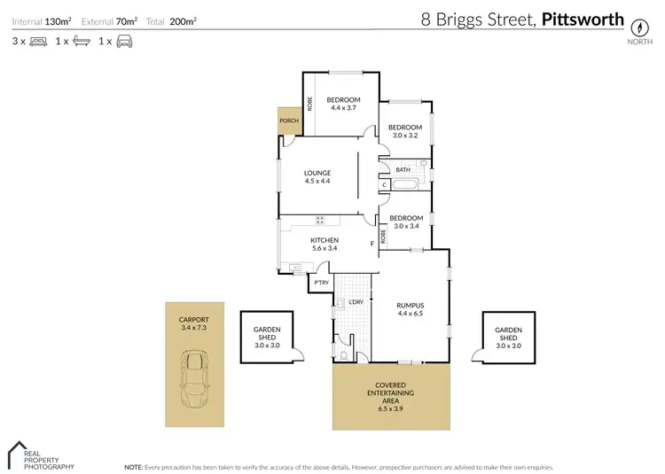 Floorplan of Homely house listing, 8 Briggs Street, Pittsworth QLD 4356