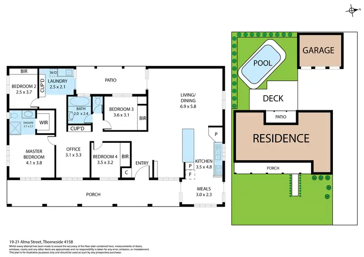 Floorplan of Homely house listing, 19-21 Alma Street, Thorneside QLD 4158
