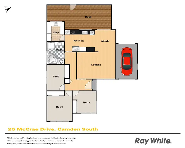 Floorplan of Homely house listing, 25 McCrae Drive, Camden South NSW 2570
