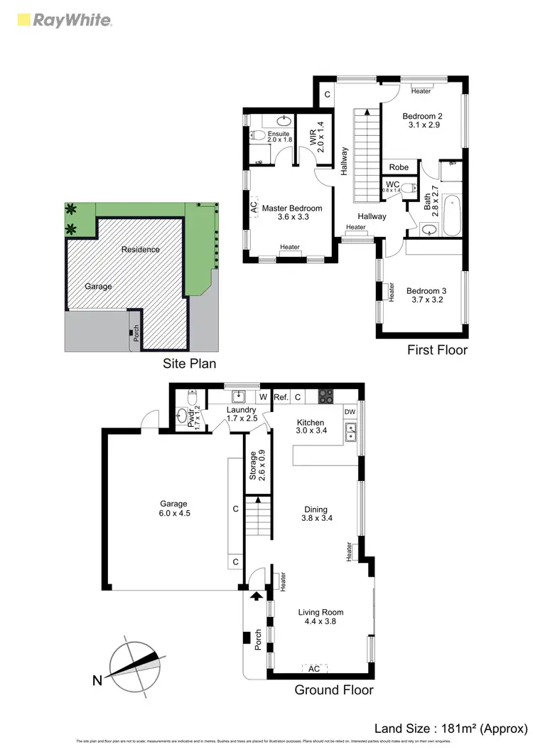 Floorplan of Homely townhouse listing, 2/14 Duncan Avenue, Seaford VIC 3198