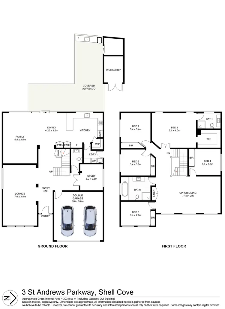 Floorplan of Homely house listing, 3 St Andrews Parkway, Shell Cove NSW 2529