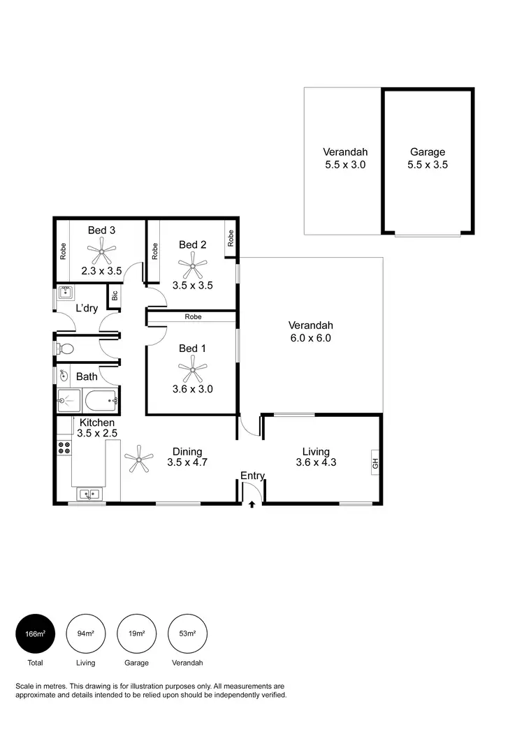 Floorplan of Homely house listing, 23 Kingfisher Drive, Semaphore Park SA 5019