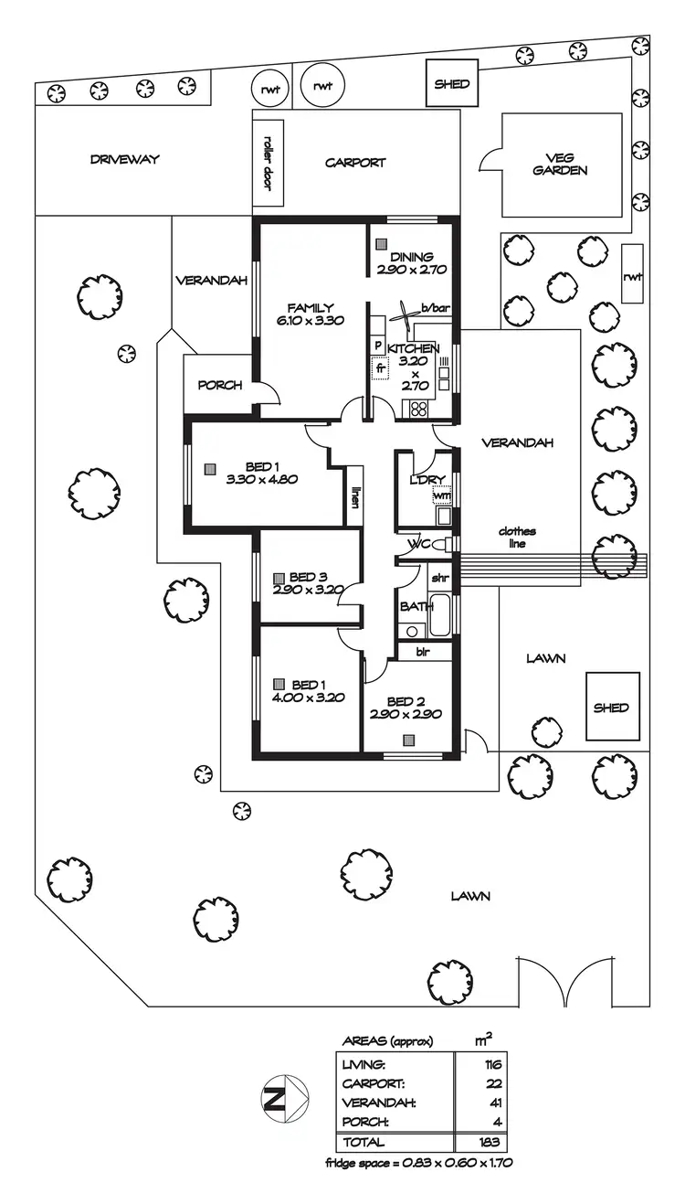 Floorplan of Homely house listing, 28 Eusebio Drive, Salisbury East SA 5109