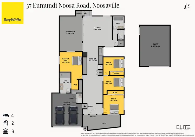 Floorplan of Homely house listing, 37 Eumundi Noosa Road, Noosaville QLD 4566