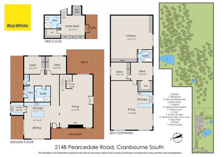 Floorplan of Homely house listing, 214B Pearcedale Road, Cranbourne South VIC 3977