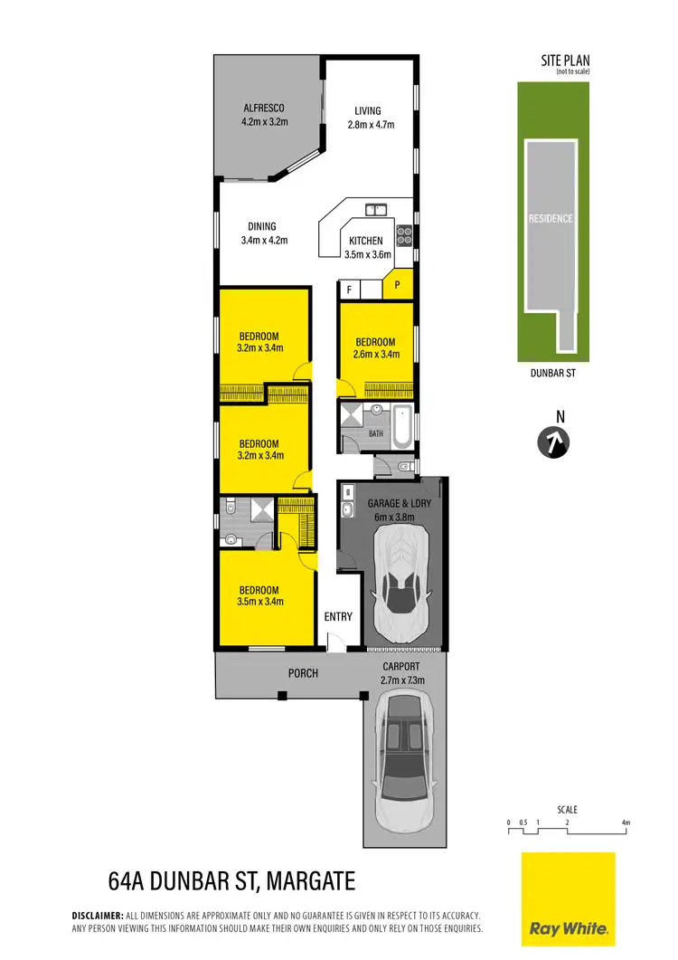 Floorplan of Homely house listing, 64A Dunbar Street, Margate QLD 4019