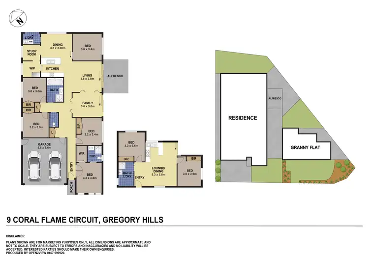 Floorplan of Homely house listing, 9 Coral Flame Circuit, Gregory Hills NSW 2557
