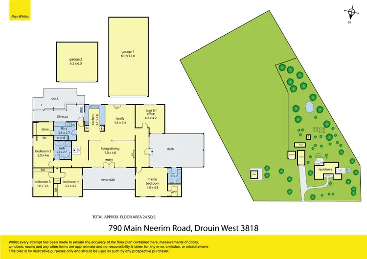 Floorplan of Homely rural property listing, 790 Main Neerim Road, Drouin West VIC 3818